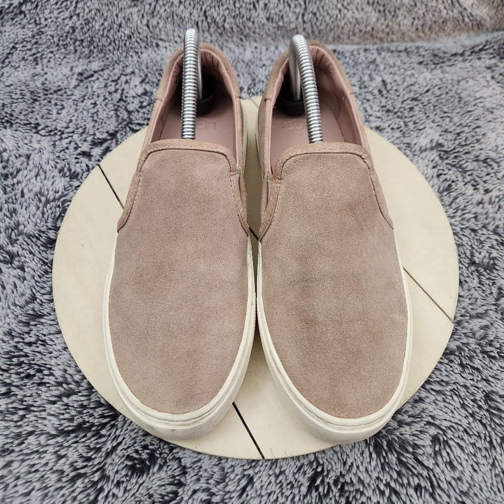 UGG Jass Pink Suede Sneaker Loafers Women's Size 8.5 - Picture 3 of 9